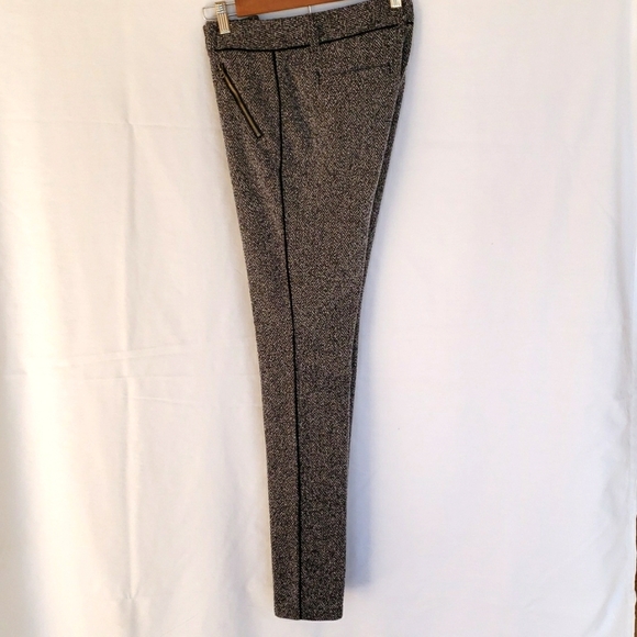 Free People Women's Herringbone Knit Slim Pants Size 6 - Picture 10 of 11